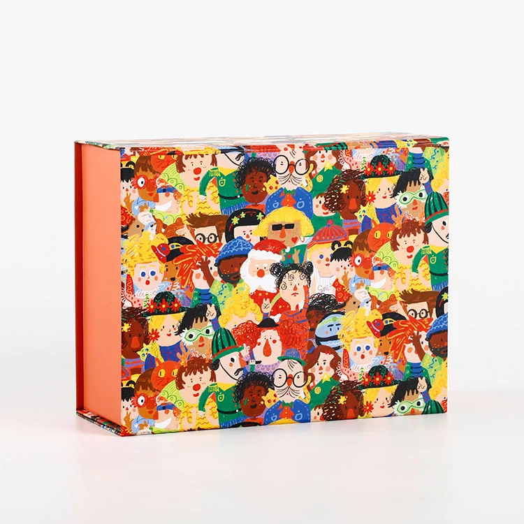 Magnetisk flip-top presentförpackning